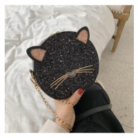 Kulatá kabelka ve tvaru kočky