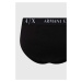 Spodní prádlo Armani Exchange 3-pack pánské, černá barva
