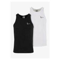 Karl Kani Chest Signature Essential Waffle Tank Top 2 pack black/white