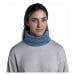 Buff Merino Lightweight Solid Tube Scarf Modrá