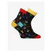 Černé dětské veselé ponožky Dedoles Čísla