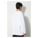 Bavlněné tričko s dlouhým rukávem Undercover Sweatshirt bílá barva, s aplikací, UC2C4807.2