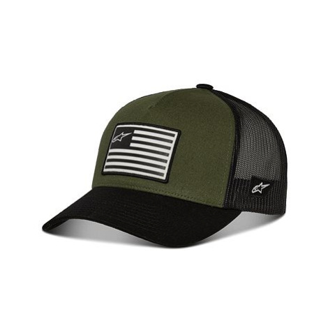 Alpinestars Flag Snap Hat zelená / černá