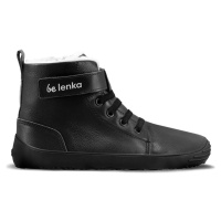 Dětské zimní barefoot boty Be Lenka Winter Kids - All Black