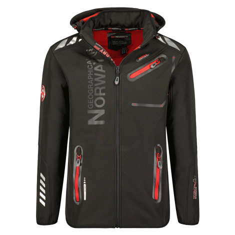 Pánská softshellová bunda GEOGRAPHICAL NORWAY Royaute GTX Barva: Černočervená