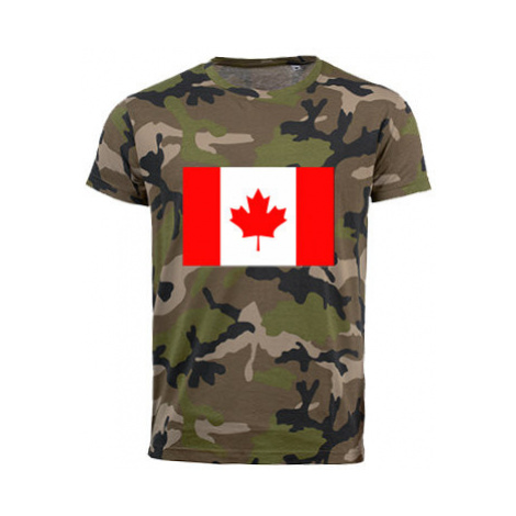 Pánské maskáčové tričko Kanada