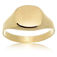 Pánský prsten ze žlutého zlata PP008F + DÁREK ZDARMA