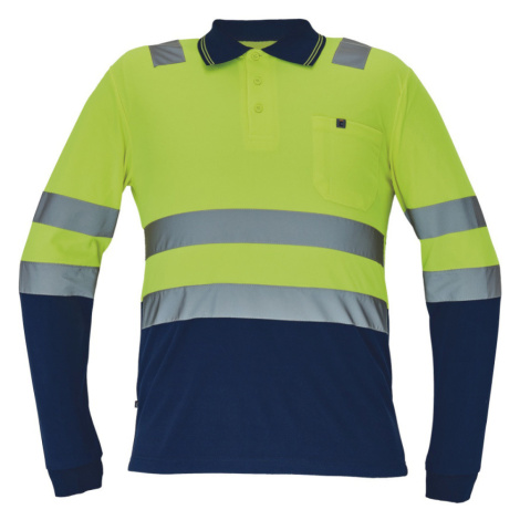 Cerva Leon Pánská HI-VIS polokošile 03220005 žlutá/navy Červa