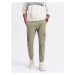 Ombre Clothing Trendy khaki jogger kalhoty V1 PAJO-0125