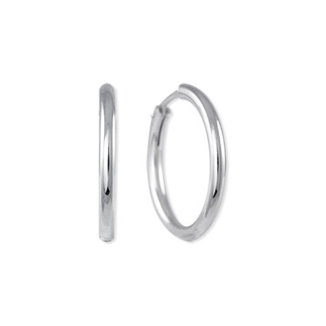 Brilio Silver Nestárnoucí stříbrné kruhy 431 001 0300 04 6,5 cm