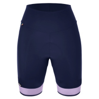 SANTINI Cyklistické kalhoty krátké bez laclu - GIADA PURE - fialová/modrá