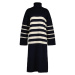 ŠATY GANT D2. BRETON KNIT DRESS modrá