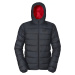 ČERNÁ PÁNSKÁ PROŠÍVANÁ BUNDA S KAPUCÍ JACK WOLFSKIN HELIUM JKT M