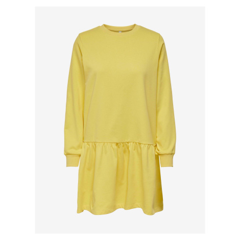 Žluté mikinové šaty Jacqueline de Yong Nashville JDY | Modio.cz