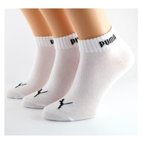 3 PACK Unisex ponožky PUMA 887498 BQ Bílá