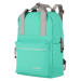 Travelite Basics Canvas Backpack Green