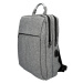 Šedý batoh pro notebook 15,6 palce, USB, UNI