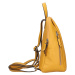 Dámský kožený batoh Katana Eliabet - žlutá