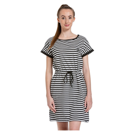 Meatfly dámské šaty Lotie White Stripes | Bílá | 100% bavlna