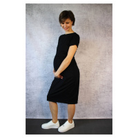 Kojicí a těhotenské šaty Noemi 3v1 Oriclo černé