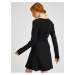 Černé dámské svetrové šaty Armani Exchange