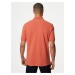 Oranžové pánské polo tričko z čisté bavlny Marks & Spencer