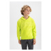 DEFACTO Boy's Hooded Fleece Sweatshirt