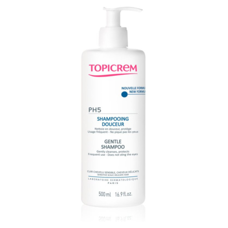 Topicrem PH5 Gentle Shampoo jemný šampon ke každodennímu použití pro citlivou pokožku hlavy 500 