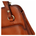 Luxusní dámská kožený kabelko batoh Katana Empathy, hnědý