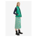 Světle zelená dámská plisovaná midi sukně Tom Tailor