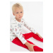 Dětské bavlněné pyžamo Mayoral červená barva, s potiskem