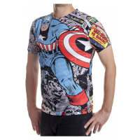 Captain America tričko, Comic Allover, pánské