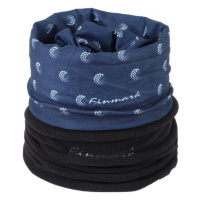 Finmark MULTIFUNCTIONAL SCARF WITH FLEECE Multifunkční šátek s fleecem, tmavě modrá, velikost