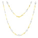 GEMMAX Jewelry Elegantní zlatý náhrdelník s gravírováním délka 42 cm GLNCN-42-68231