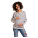 Volný těhotenský svetr 70003C