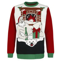 Ugly Christmas Sweater Sexy Santa Pletený svetr vícebarevný