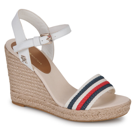 Tommy Hilfiger CORPORATE WEDGE Bílá