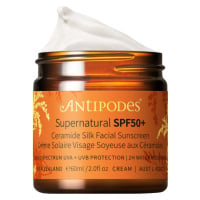 Antipodes Jemný opalovací krém na obličej SPF 50+ Supernatural (Ceramide Silk Facial Sunscreen) 