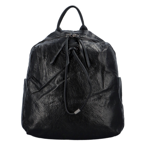 Stylový koženkový batoh Goraz, černý Maria C.