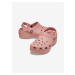 Starorůžové dámské pantofle Crocs Classic Platform Clog