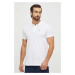 Bavlněné polo tričko Tommy Jeans bílá barva, DM0DM18312