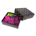 Meatfly pánské trenýrky Agostino Checkered Gift Pack | Růžová