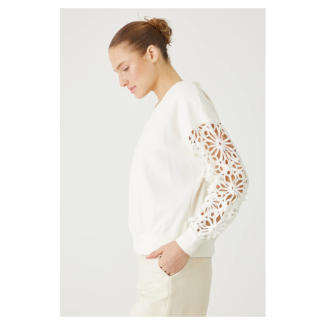 Mikina Medicine dámská, béžová barva, hladká