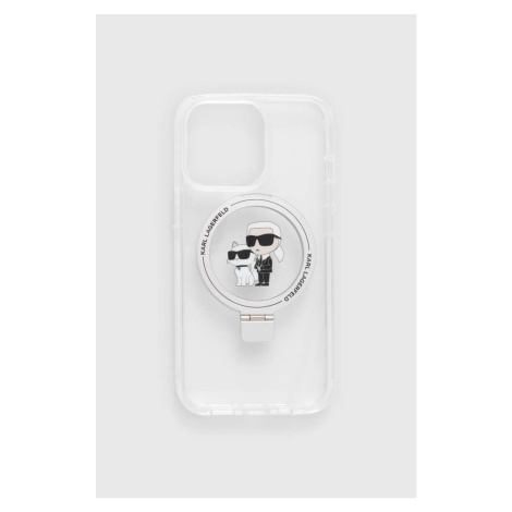 Obal na telefon Karl Lagerfeld iPhone 13 Pro / 13 6.1" pruhledná barva