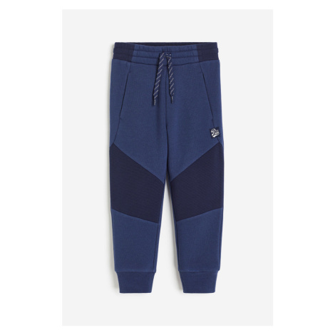 H & M - Kalhoty jogger se zesílenými koleny - modrá H&M