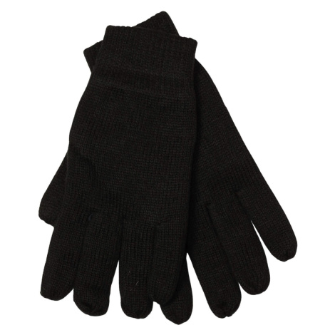 Kalmar pánské pleterné prstové rukavice s flízem černá Echt