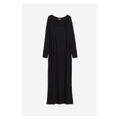 H & M - Šaty z viskózové směsi - černá H&M