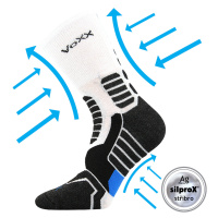 VOXX® kompresní ponožky Ronin bílá 1 pár 111141