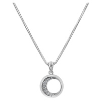 Hot Diamonds Luxusní stříbrný náhrdelník s diamantem Celestial DP859 (řetízek, přívěsek)