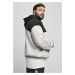 Pánská mikina // Urban classics Upper Block Hoody lightasphalt/black